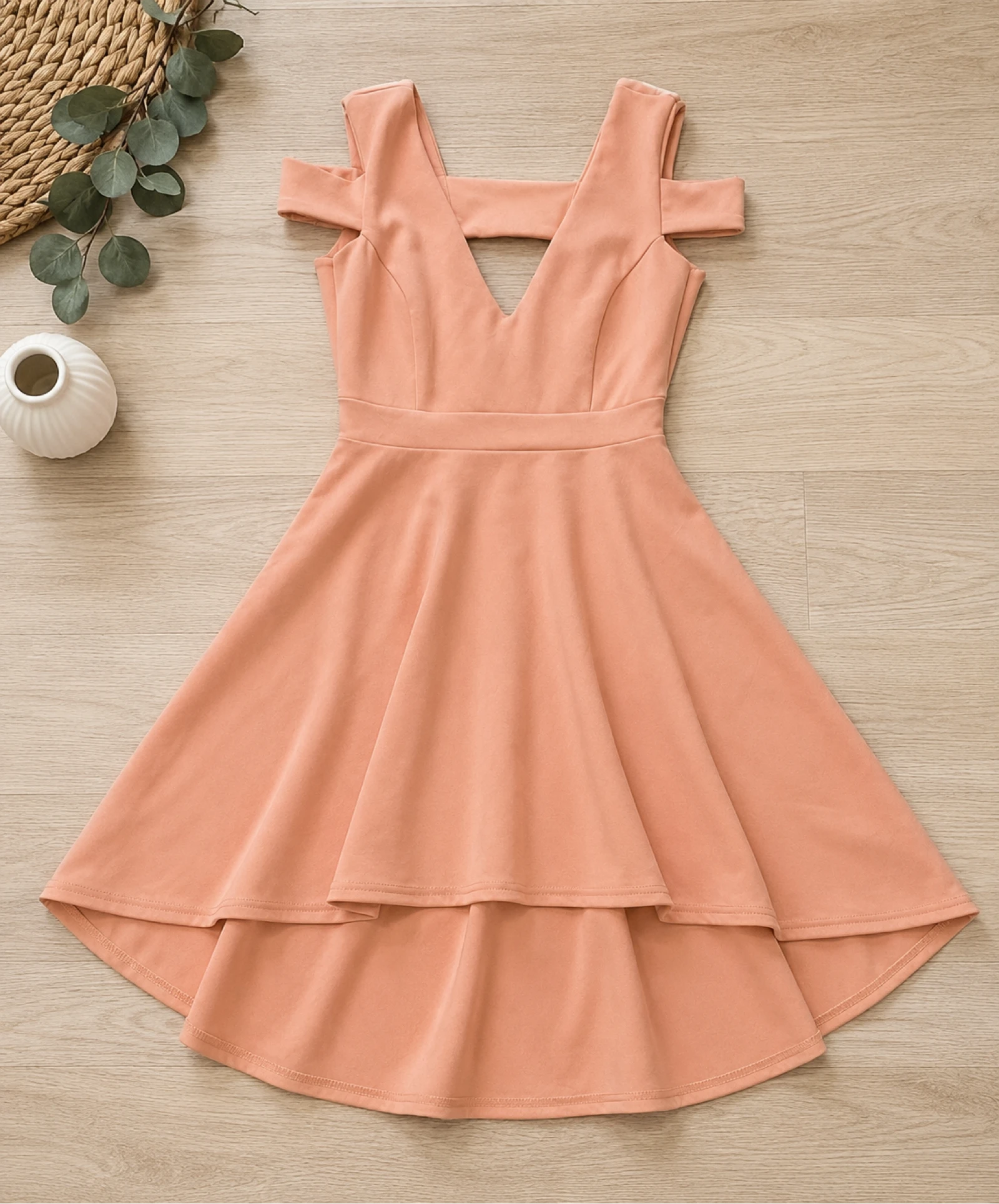 Oranje jurk – photo 3